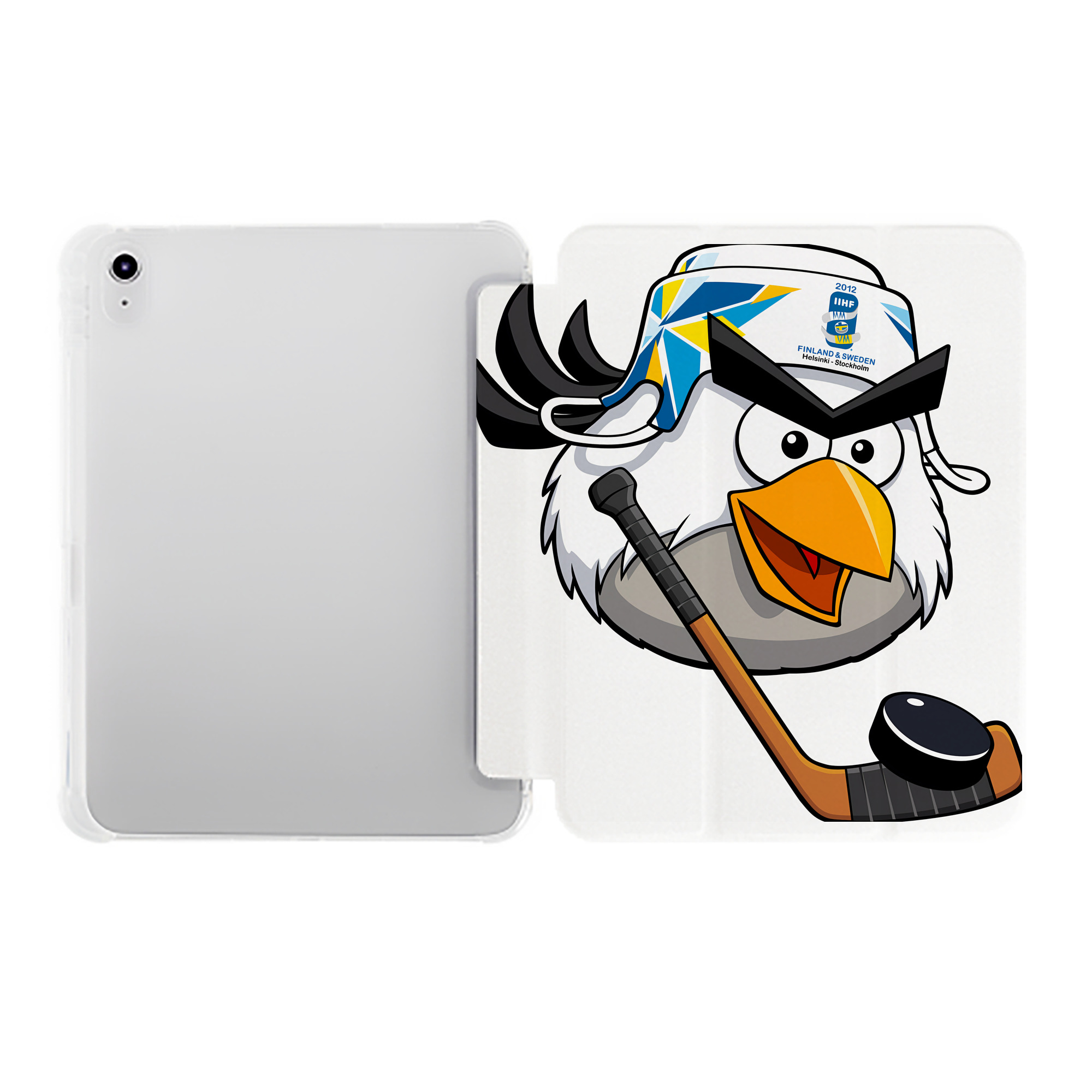 （画像用） Angry Birds アングリーバード IPad ケース ペン収納付き 三つ折りスタンド PUレザー×シリコン 対応機種9.5/10.5/10.9インチ